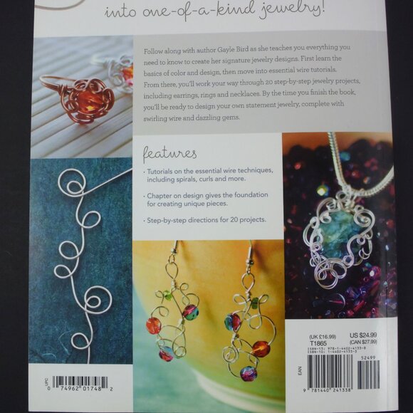 Freeform Wire Art Jewelry by Gayle Bird, Like New Condition - Picture 5 of 10